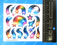 Shooting Stars Sticker Sheet Glossy