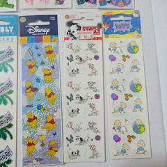 Vintage Sticker Sheets Lot of 14 New In Package Hambly Suzys Zoo Mrs Grossmans