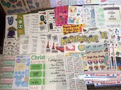 HUGE STICKER LOT~200+ Shts./Pks.~Mixed Themes & Brands~NEW