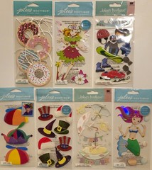 JOLEE’S BOUTIQUE Lot of 33 packs Dimensional Scrapbooking Stickers Assorted Mix