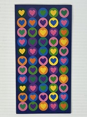 Oriental Trading Hearts Sticker Kit /3 Designs/8 Sheets Each (24 Total) NEW