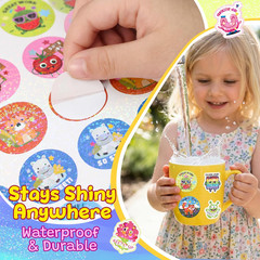 1300+ Cute Holographic Stickers for Kids – Teacher Reward Stickers