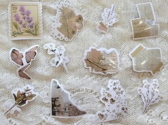 Victorian Trading 78 Keepsake Ephemera Floral Literary Planner Journal Stickers