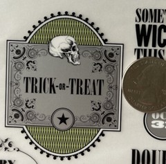 WITCH’S BREW Rub-Ons(6”x6”) Halloween•Skull•Poison Bottle Labels•Trick-Or-Treat