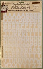 DE-STASH Alphabet Stickers! 35+ Sheets! Sticko, Recollections, Joy Marie, Etc