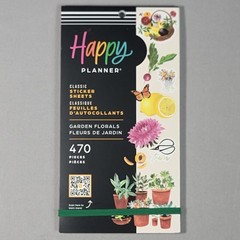 Happy Planner Garden Florals Classic Sticker Value Pack 30 Sheets 470 Pieces NEW