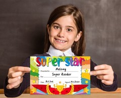 30 PCS Super Star Student Certificates Recognition Awards Reward Incentives Kids