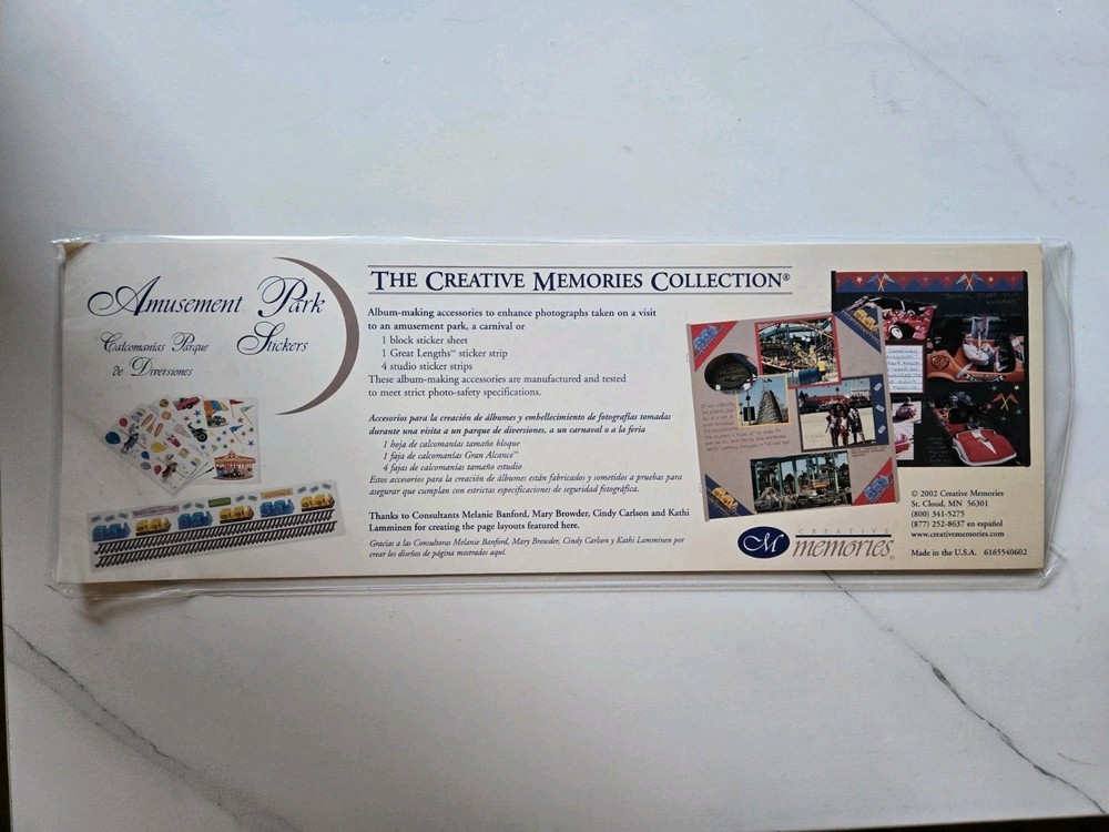 Creative Memories~Amusement Park Stickers