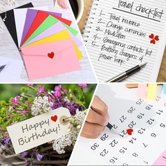 1800 Pcs Heart Reward Stickers, Foil Self Adhesive Colorful Sticker, Gold