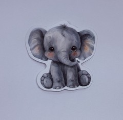 Cute Baby Elephant Animal Sticker Vinyl Decal Journal Wall Fun Art Decor Tc9