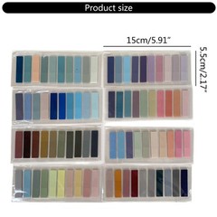 1600Pcs 80 Color Writable Morandi Sticky Tabs Repositionable Color Page Marker
