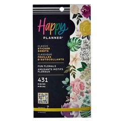 The Happy Planner I «Fun Florals» Sticker Value Pack I 431 Pieces