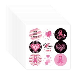 Breasts Cancer Awareness Sticker Pink Sticker Ribbon Sticker for Fundraising