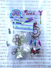 Scrapbooking Items Puffy Stickers Fruit Brads Beaded Flowers 3D Mixed Lot New