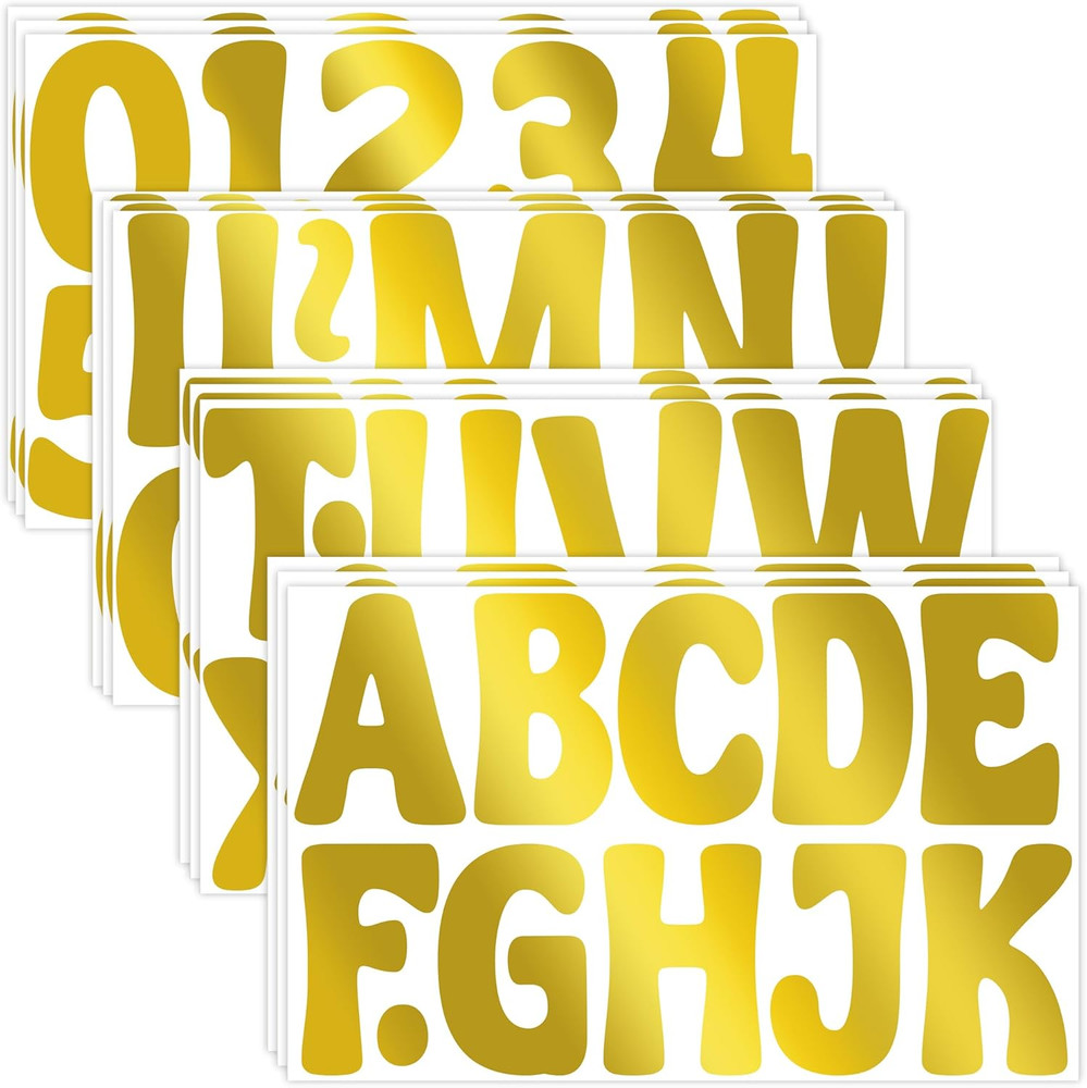Letter Stickers Large Bulletin Board Letters for Classroom, 12 Sheets 150 Pcs Al