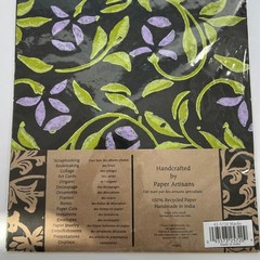 🎨3 Pkg COLLAGE PAPER PALETTE LOT 8.5×11 34 Textured Painted Handmade Decorative