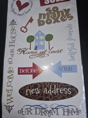 Stickers New Home Sayings Me & My Big Ideas Dream House Key Address STP-57