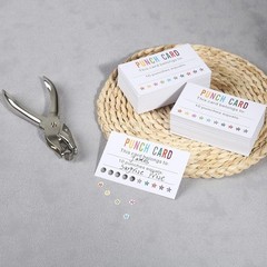 Fun Reward Punch Cards for Teachers & Parents – 200 Pack with Hole Puncher
