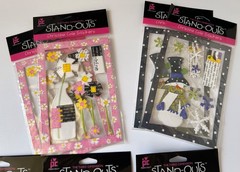 Lot of 8 Provo Craft Stand-Outs Christina Cole Stickers, 7 New, 1 used
