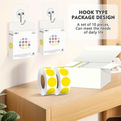 Color Code Dot Stickers, Round 1 inch Polka Circle Round Dot Labels 10000 PCS…