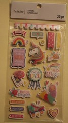 New Recollections Scrapbooking Sticker UNICORNS Dauger Lovely Magic Love Sparkle