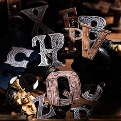 26Pcs Letters Alphabet Stickers Junk Journal Card Collage Scrapbooking Supplies
