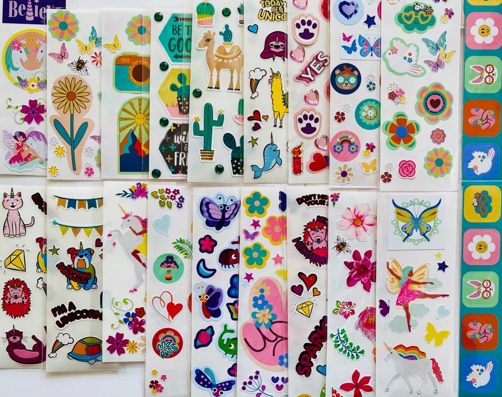 277+ STICKER Lot, Sandylion Hallmark Crafters Corner American Greetings TREND