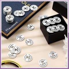 100 Pcs Token of Appreciation Metal Coins Bulk 0.79 Inch Thank You Kindness C…