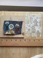 Hedgehog, Woodland, Handmade Ephemera, Scrapbook,Junk Journal,tag,embellishment