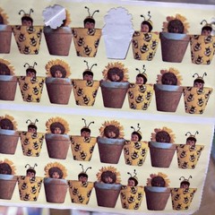 Lot 20 Sheets Anne Geddes Baby Scrapbook Stickers! Cactus Butterfly Flower