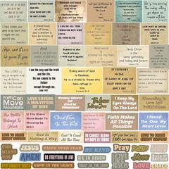 300pcs Vintage Bible Verse Stickers, Quote Bible Stickers for Journaling, Christ