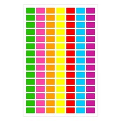 Pack of 1575 Square Color Coding Labels,1/2″ x 3/4″ Rectangular Stickers in 7…