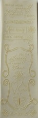 SEEK NOT OUTSIDE YOURSELF Rub-On Transfers (3-1/4”x 11”)Journey•Life•Card Making