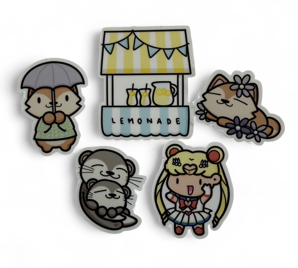 Hubman & Chubgirl Die Cut Stickers