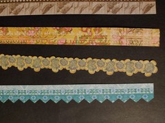 Vintage – Strip Stickers 3/4 in x 11.5 in LG- Variety – comes as a set as shown