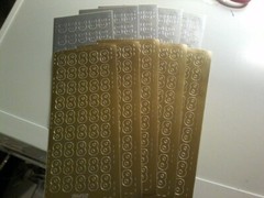 10X CRAFT STICKERS FOR SCRAPBOOKING NEW NUMBER 8 (STICK655)