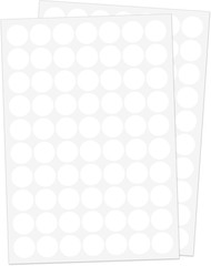 1″ Green Dot Stickers 1050 PCS round Circle Stickers Colored Coding Labels