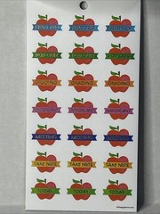 Happy Planner 518 Sticker book 30 Sheets School Abstract Teacher Classroom