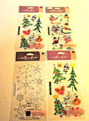 10 New Jolee’s Boutique & EK Sticko Winter Christmas Sticker Lot Scrapbook