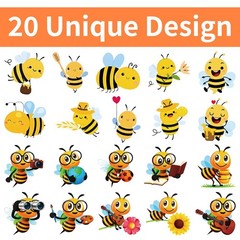 1000 Pcs Bee Stickers Bulk for Kids Boys Girls Mens.2 Roll 1 Inch Cute Animal…