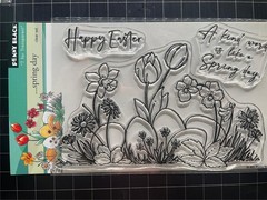 New Penny Black Rubber Stamp …SPRING DAY Happy Easter cling set free USA ship