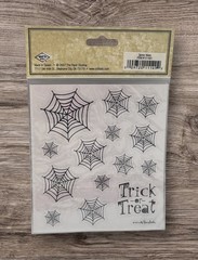 The Paper Studios Spider Webs Halloween Scrapbooking Stickers Stickabilities NEW