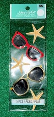 Jolee’s Sunglasses & Starfish Beach Vacation Sun Summer Embellishments 5 pcs