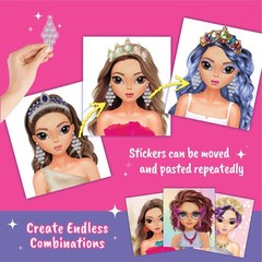 Sticker Stylish Dress up Jewelry. Sticker Activity Book for Kids. Learn Girls…