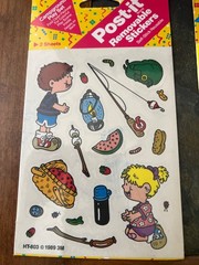 Vintage 1989 and 1990 Post-It Removable Stickers 3M Lot of 2 Packages NEW Sealed