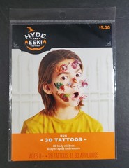 American Greetings Halloween 1,323 Stickers New (26 3D Body Tatoos Included)
