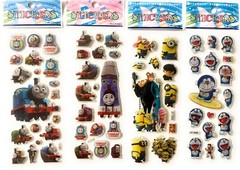 20 Different Sheets, 3D Puffy Stickers, Bulk stickers for Kids children stickers