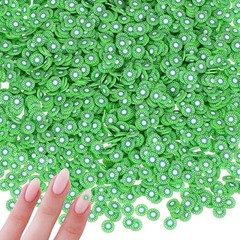 Polymer Clay Slices, 100g Fruit Slice Fruit Art Slices, Green