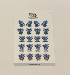 Hubman and Chubgirl Lilo and Stitch Planner Sticker Set of 2 NEW