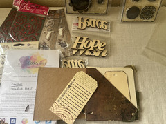 Large Lot Emphera Embellishments, Metal, Wood and More 12 New